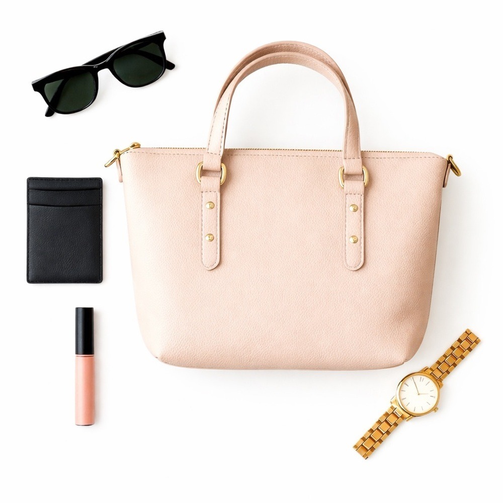 Kate Spade Larchmont Ave Penny Evangeline Satchel Blush Pink No Strap Bag in GUC - Picture 2 of 15
